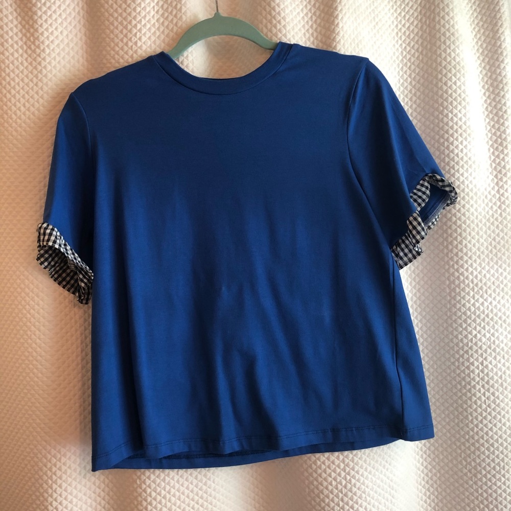 Royal blue top